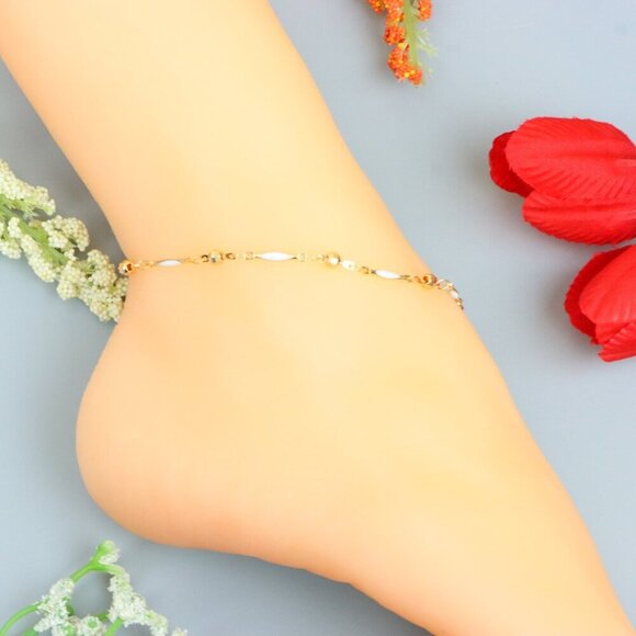 "Handmade Anklet – A Stylish Choice for Women, Thoughtful Gift Idea, EVCH1685 - Picture 9 of 10